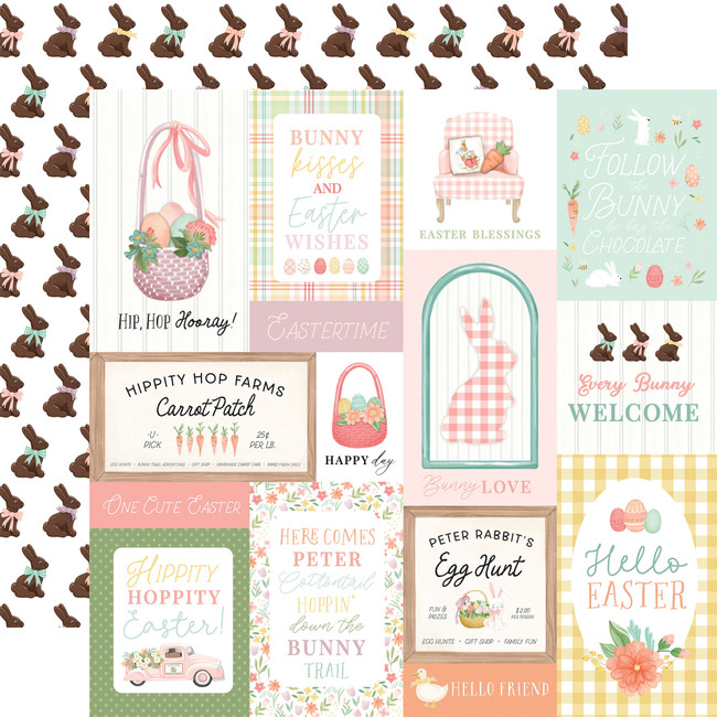 Here Comes Easter: Multi Journaling Cards 12x12 Patterned Paper