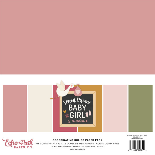 Special Delivery Baby Girl Solids Kit