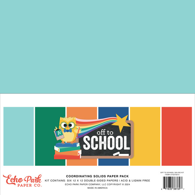 Off To School Solids Kit