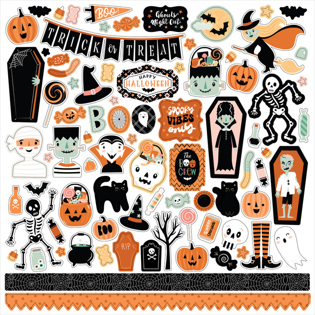 Spooktacular Halloween Frames & Tags - Echo Park Paper Co