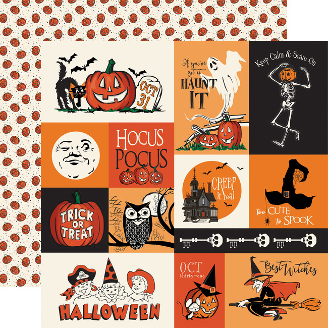 Halloween Fun: Multi Journaling Cards 12x12 Patterned Paper
