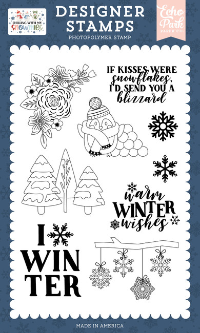 Chilling With My Snowmies: Send You A Blizzard Stamp Set