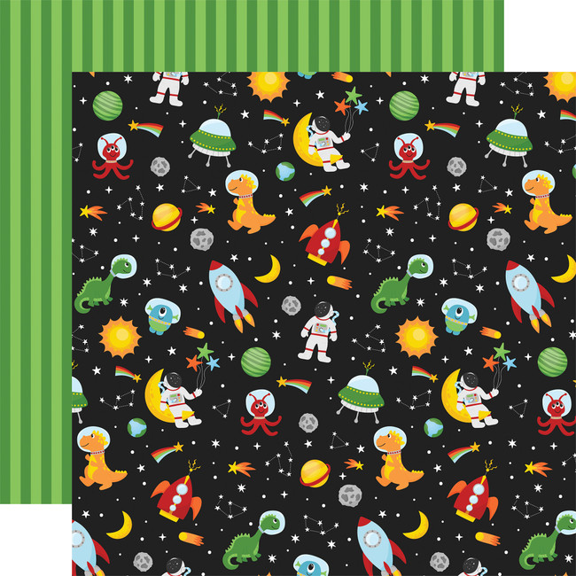 Blast Off: Blast Off Friends 12x12 Patterned Paper