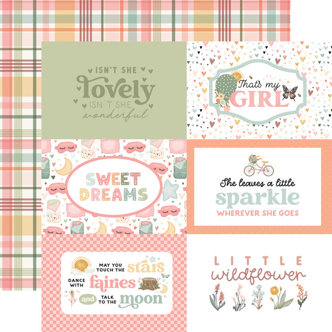 That's My Girl: 6x4 Journaling Cards 12x12 Patterned Paper