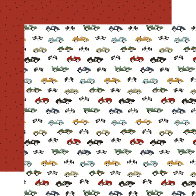 That's My Boy: Race Cars 12x12 Patterned Paper