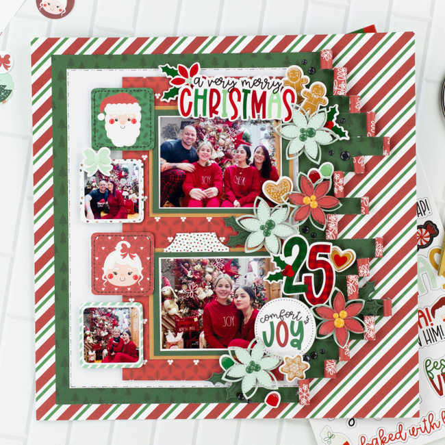 Baking Spirits Bright A Very Merry Christmas Layout Digital Instructions