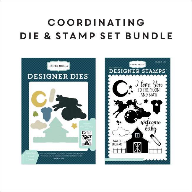 Rock A Bye Baby Girl   No. 2 Die and Stamp Bundle