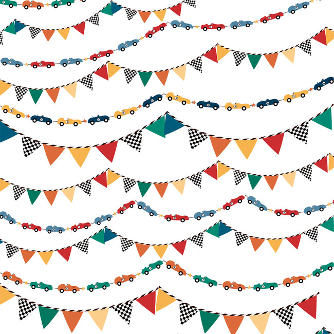 Vroom!: You Win Garlands 12x12 Patterned Paper
