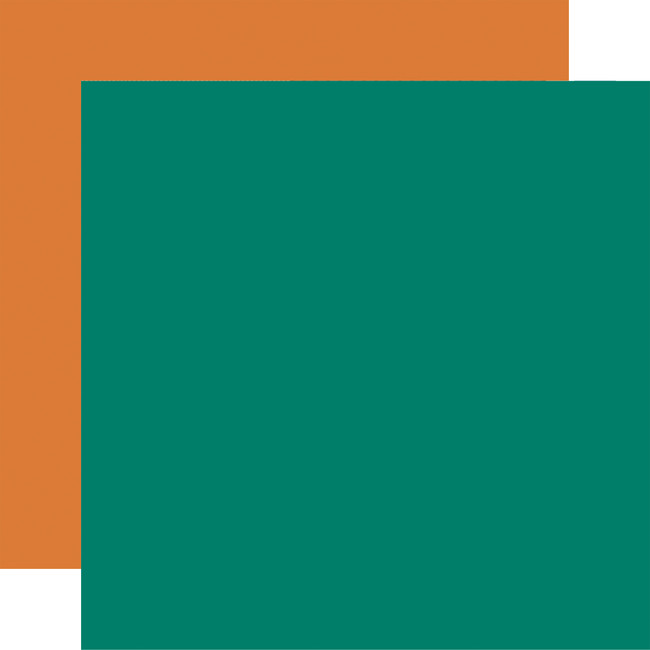 Vroom!: Green / Orange 12x12 Coordinating Solid Paper
