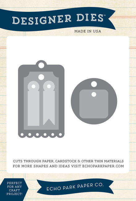 Large Designer Tag Large Die Set