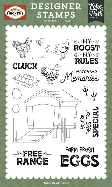 Chickens: My Roost Stamp Set