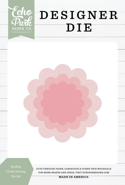 Circle Scallop Nesting Large Die Set