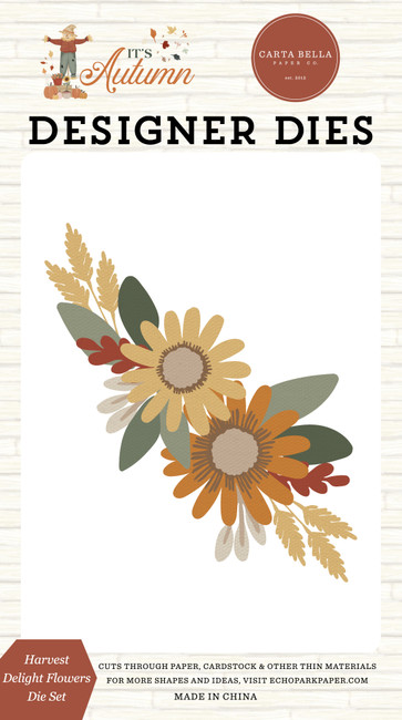 It's Autumn: Harvest Delight Flowers Small Die Set