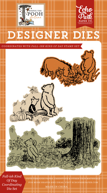 Winnie The Pooh Autumn: Fall-ish Kind Of Day Coordinating Small Die Set