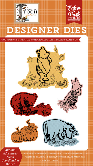 Winnie The Pooh Autumn: Autumn Adventures Await Coordinating Small Die Set