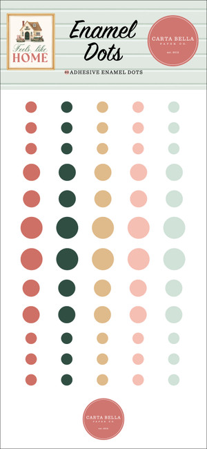 Feels Like Home Enamel Dots