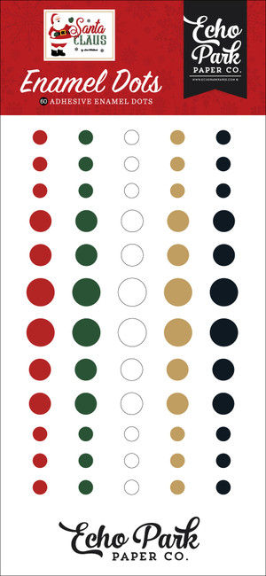 Santa Claus Enamel Dots
