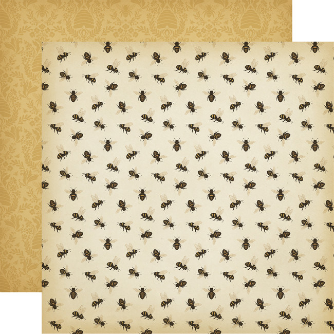 Honey Bee: Honey Bees 12x12 Patterned Paper