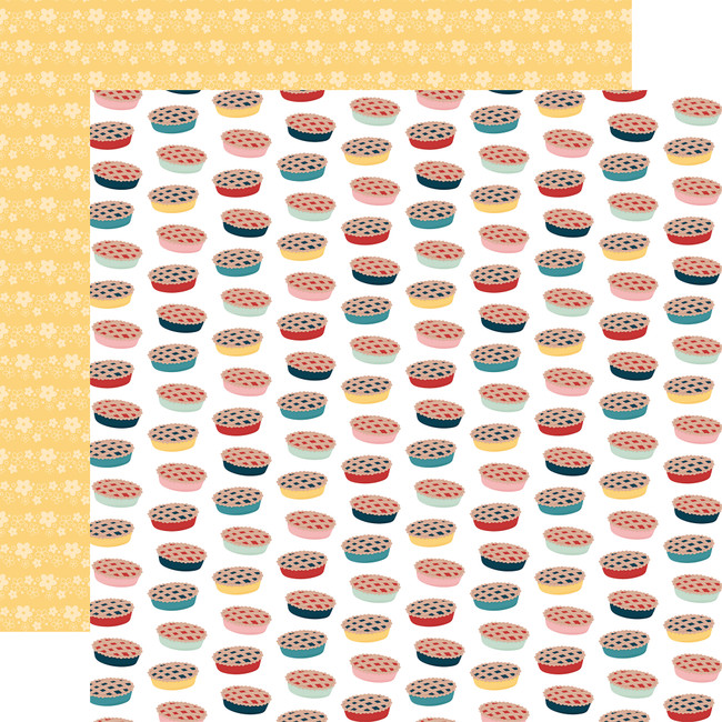 Mom's Kitchen: Fresh Baked Pies 12x12 Patterned Paper