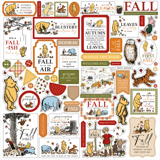 It's Autumn Element Sticker - Echo Park Paper Co
