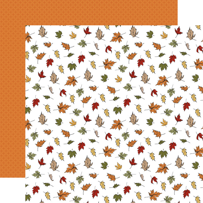 Winnie The Pooh Autumn: Happy Fall Leaves 12x12 Patterned Paper