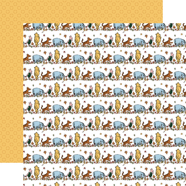 Winnie The Pooh Autumn: Making Fall Memories 12x12 Patterned Paper