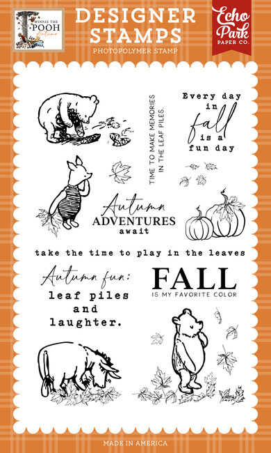 Winnie The Pooh Autumn: Autumn Adventures Await Stamp Set