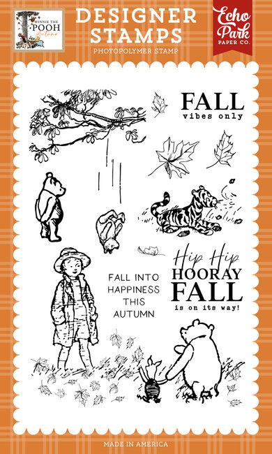 Winnie The Pooh Autumn: Fall Into Happiness Stamp Set