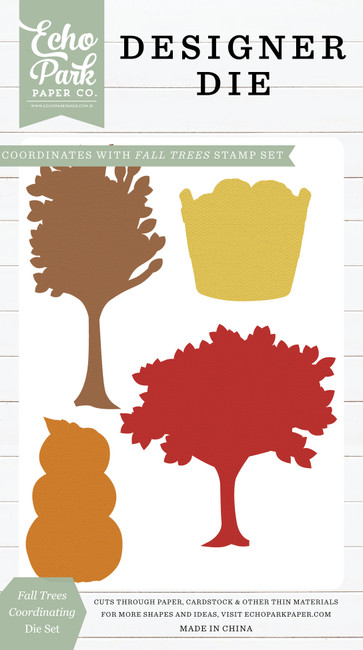 Fall Trees Coordinating Small Die Set