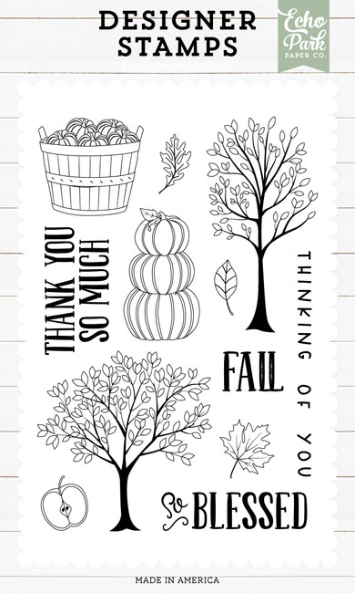 Fall Trees Stamp Set