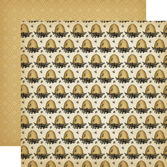 Honey Bee: Busy Beehives 12x12 Patterned Paper