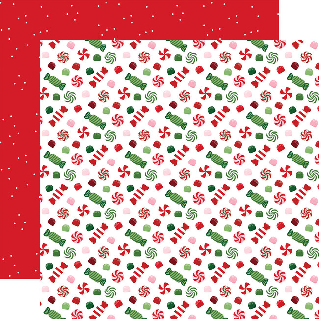 Santa's Christmas Delivery: Sweet As Sugar Candies 12x12 Patterned Paper
