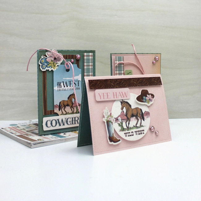 Cowgirl Card Trio Digital Instructions