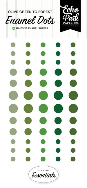 Green Essentials Enamel Dots