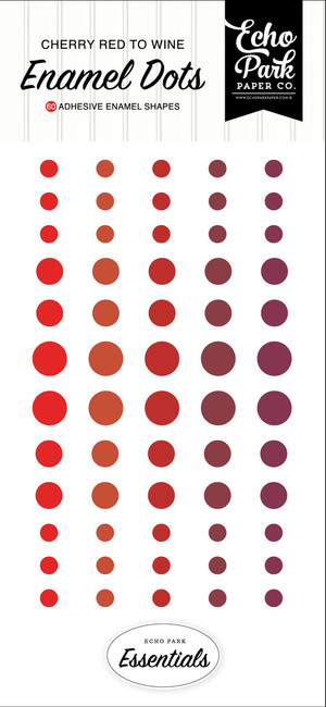 Red Essentials Enamel Dots