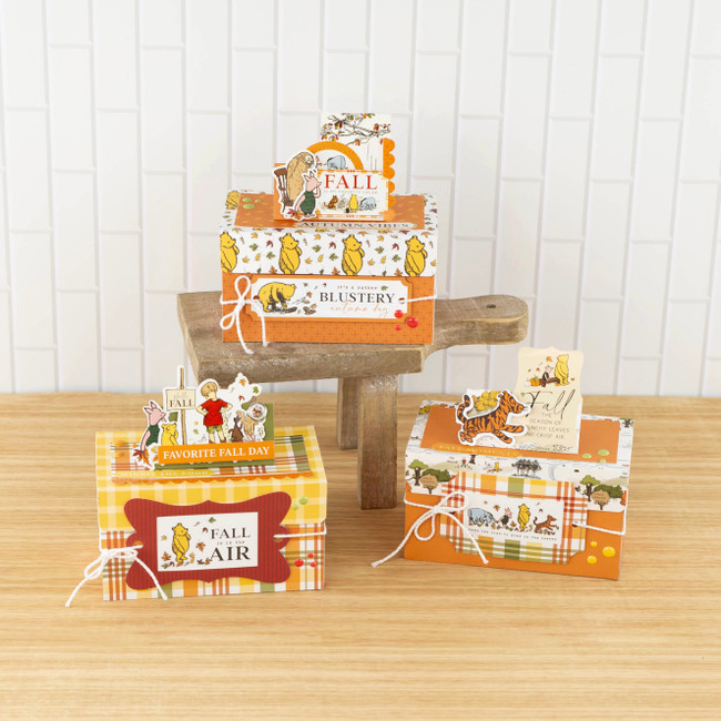 Winnie The Pooh Autumn Boxes Digital Instructions