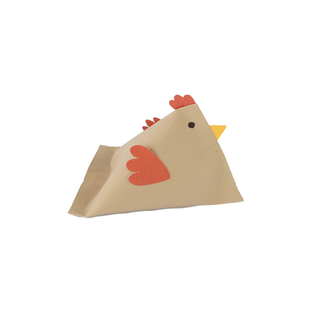 Chicken Treat Bag SVG 3D Cut File