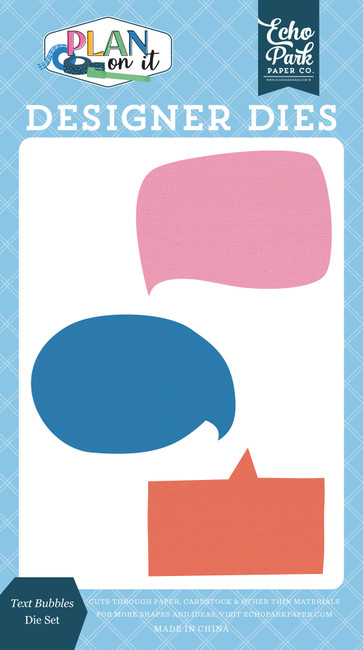 Plan On It: Text Bubbles Small Die Set