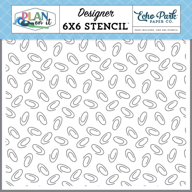 Plan On It: Plan It Paper Clips Stencil