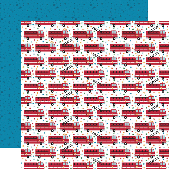 Play All Day Boy: To The Rescue 12x12 Patterned Paper