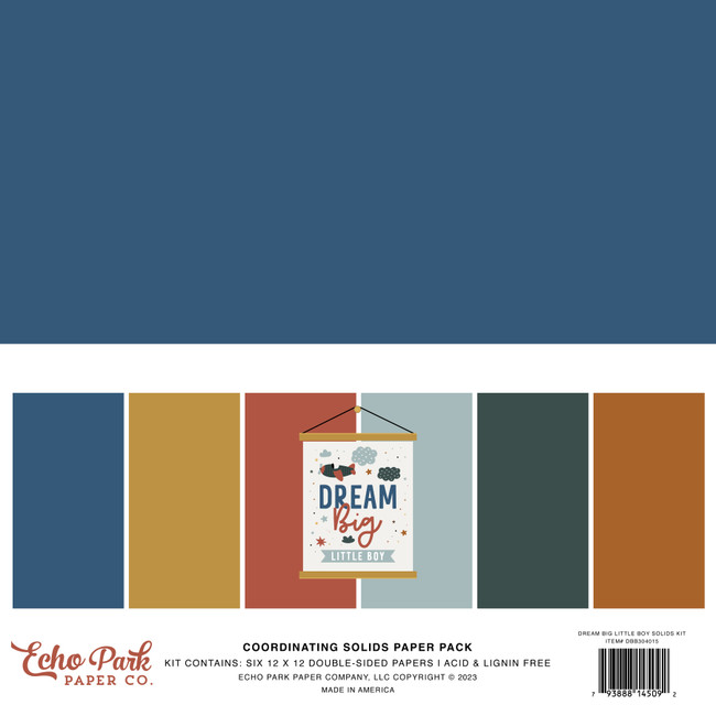 Dream Big Little Boy Solids Kit