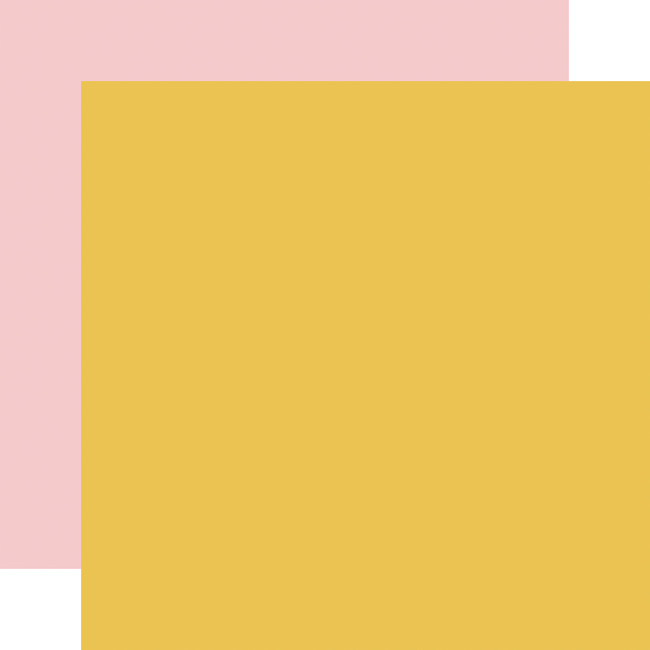 Party Animal: Yellow / Pink 12x12 Coordinating Solid Paper