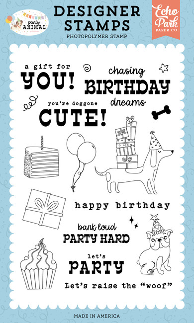 Party Animal: Chasing Birthday Dreams Stamp Set