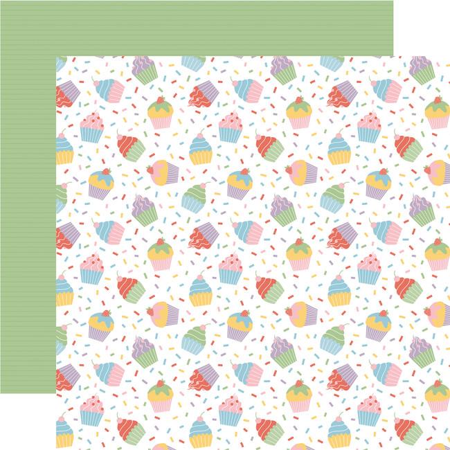 Party Animal: Cupcakes And Confetti 12x12 Patterned Paper