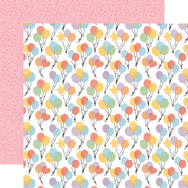 Party Animal: Party Balloons 12x12 Patterned Paper