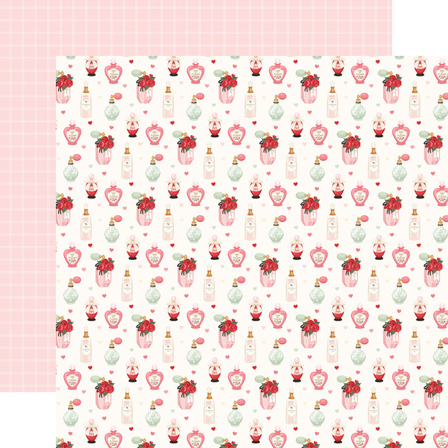 Be Mine: Eau De Parfum 12x12 Patterned Paper