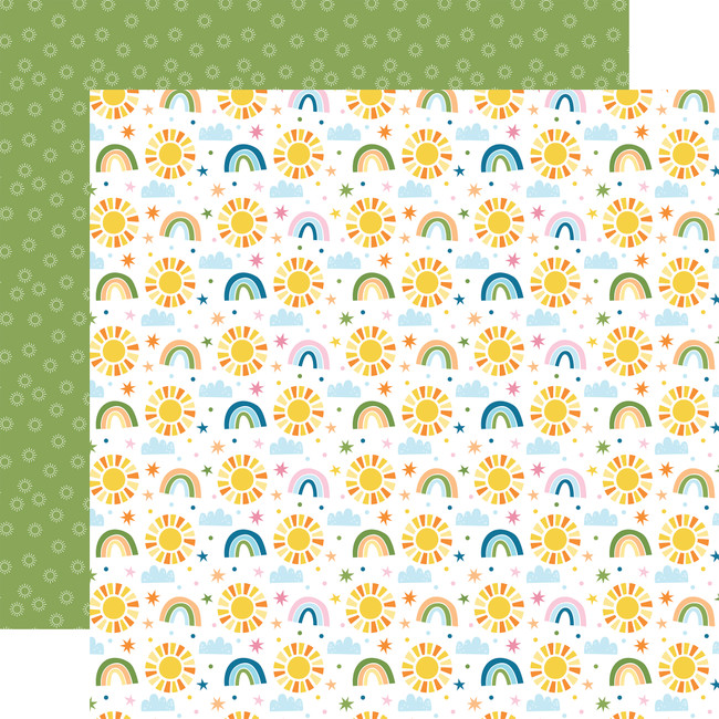 You Are My Sunshine: Suns Stars And Rainbows 12x12 Patterned Paper