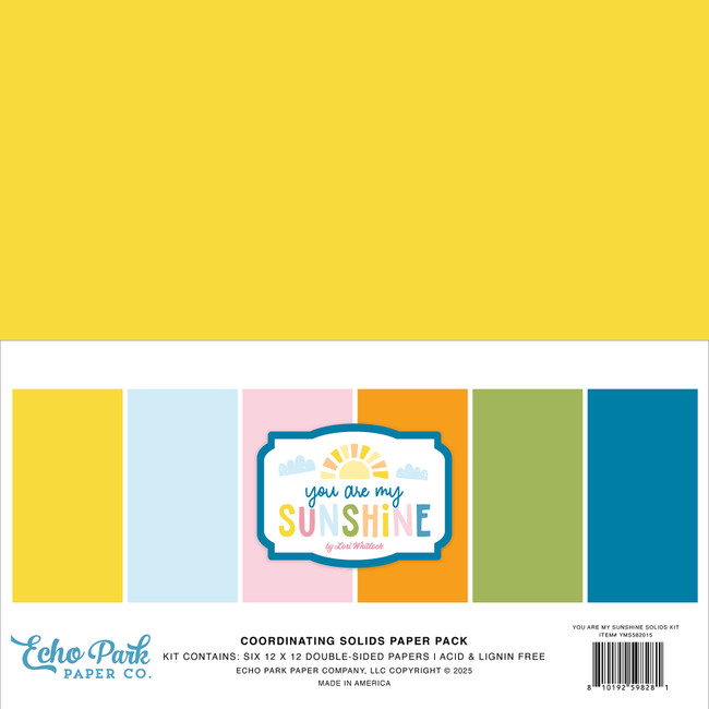 You Are My Sunshine Solids Kit