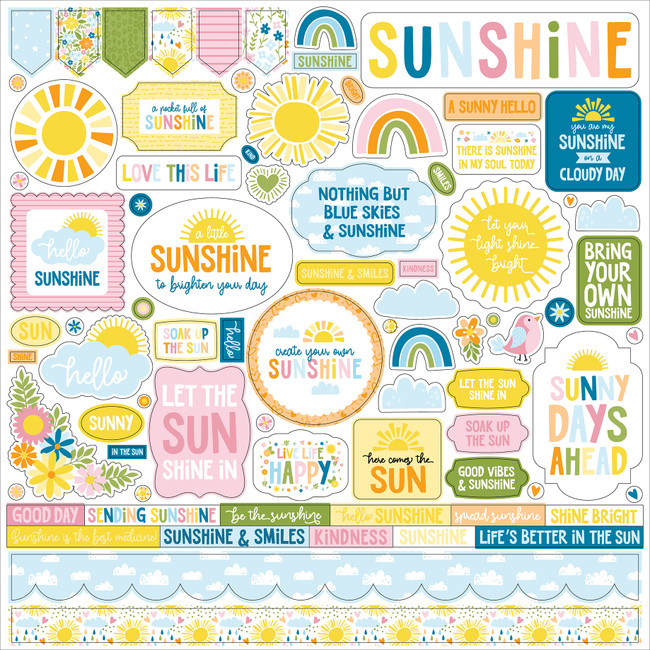 You Are My Sunshine Element Sticker