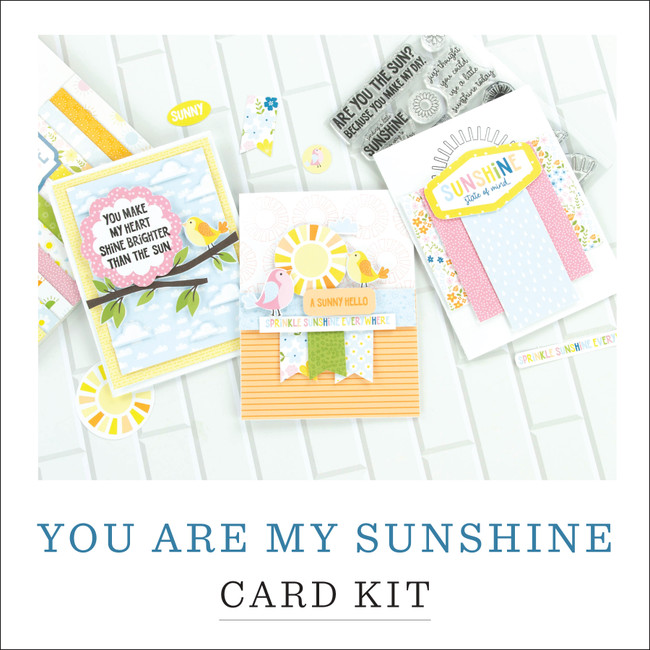 You Are My Sunshine Card Kit